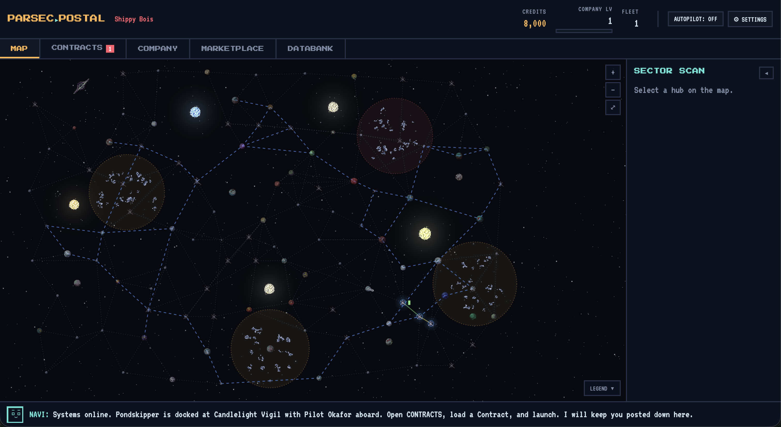 Parsec Postal gameplay screenshot